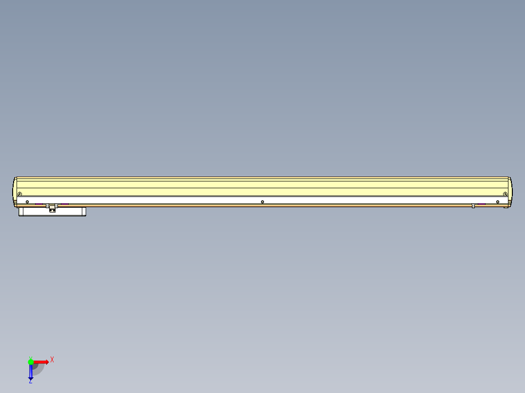 威洛博LC系列3d模型模组LC17E1Y-S1000俯视图