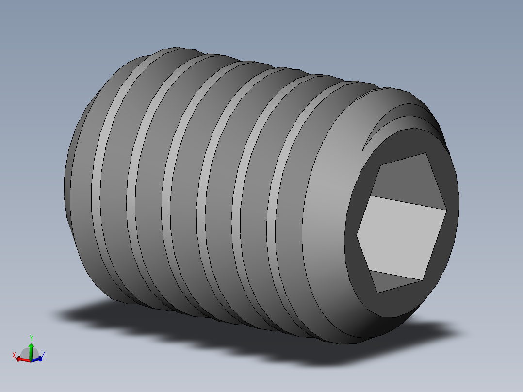 DIN 913-ISO 4026 固定螺钉-M3 L=4.SLDPRT