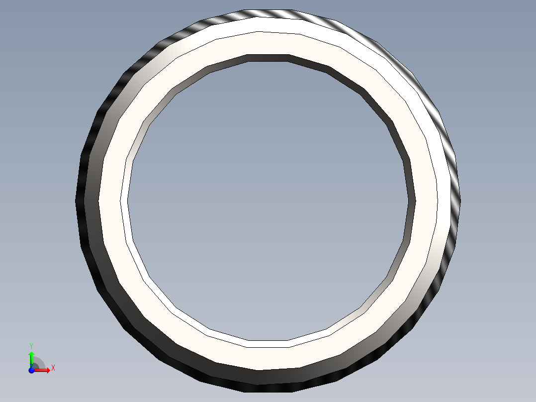 close nipple前视图