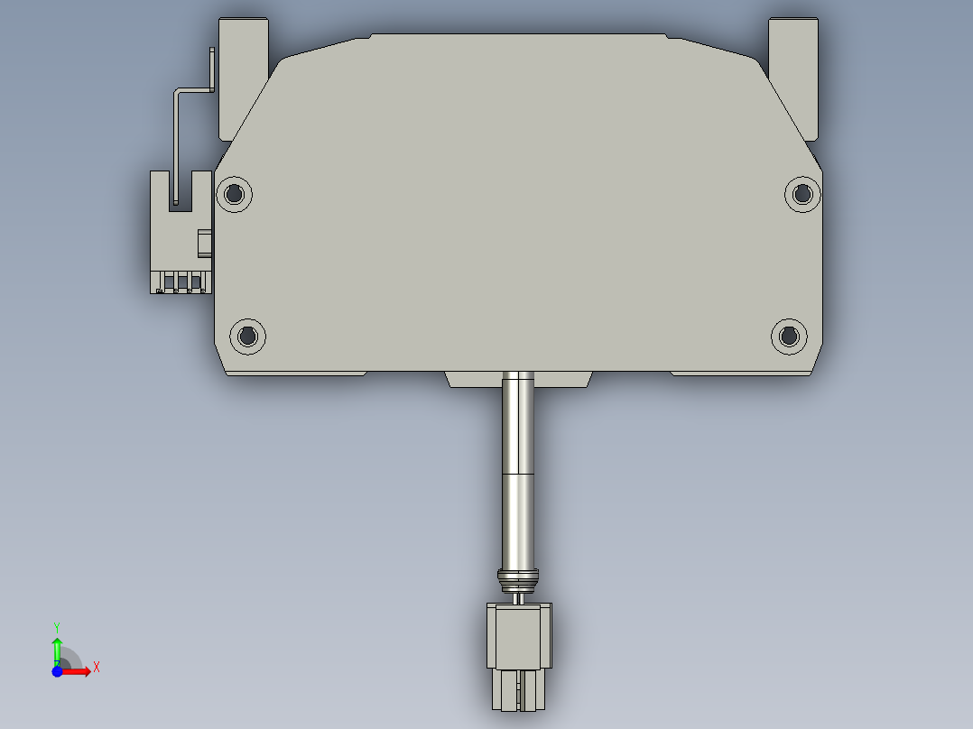 东锦丝杆传动-直线滑台模组DH135-C-L10-S800-BC-P400W-C3前视图