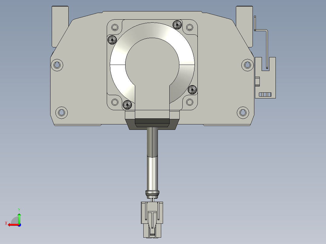 东锦丝杆传动-直线滑台模组DH135-C-L10-S800-BC-P400W-C3后视图