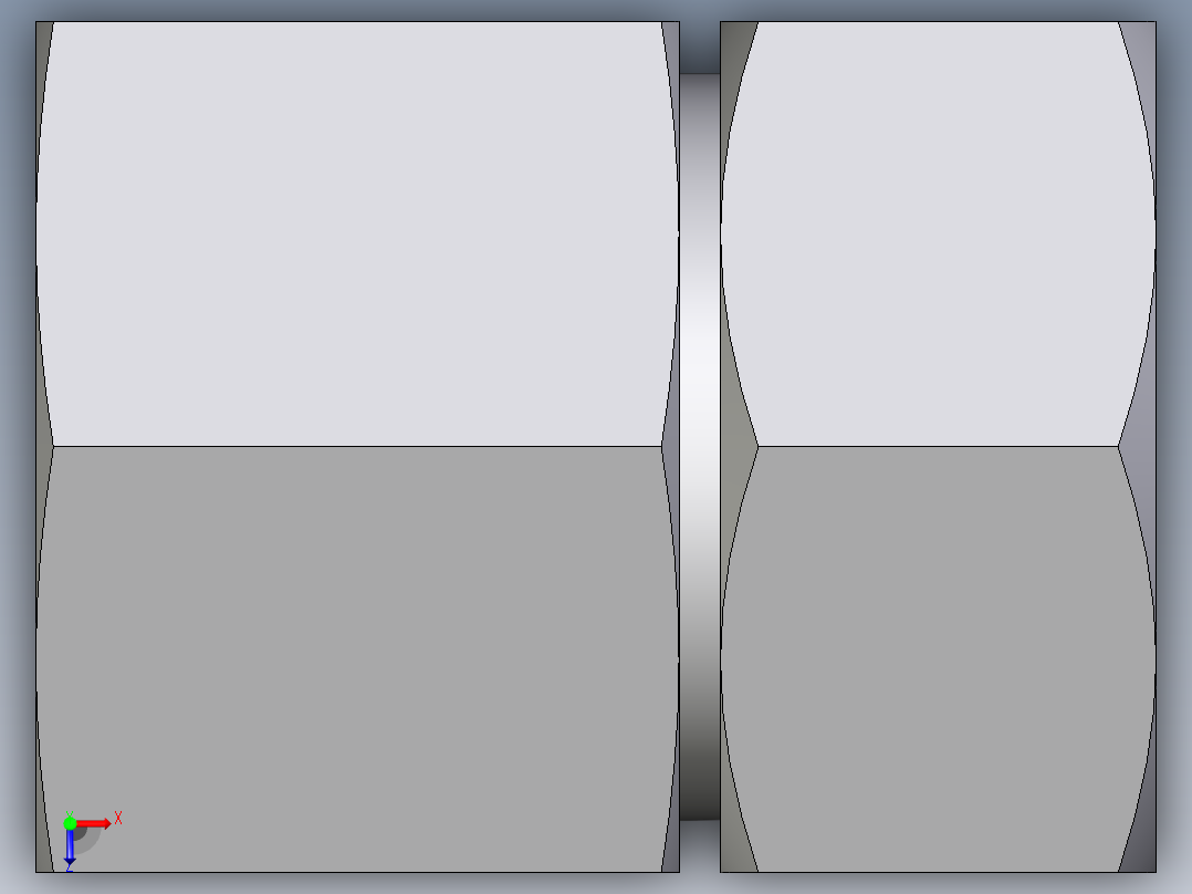 卡套式工业通用硬管接头EO_Swivel_connector_GAI28LM71俯视图