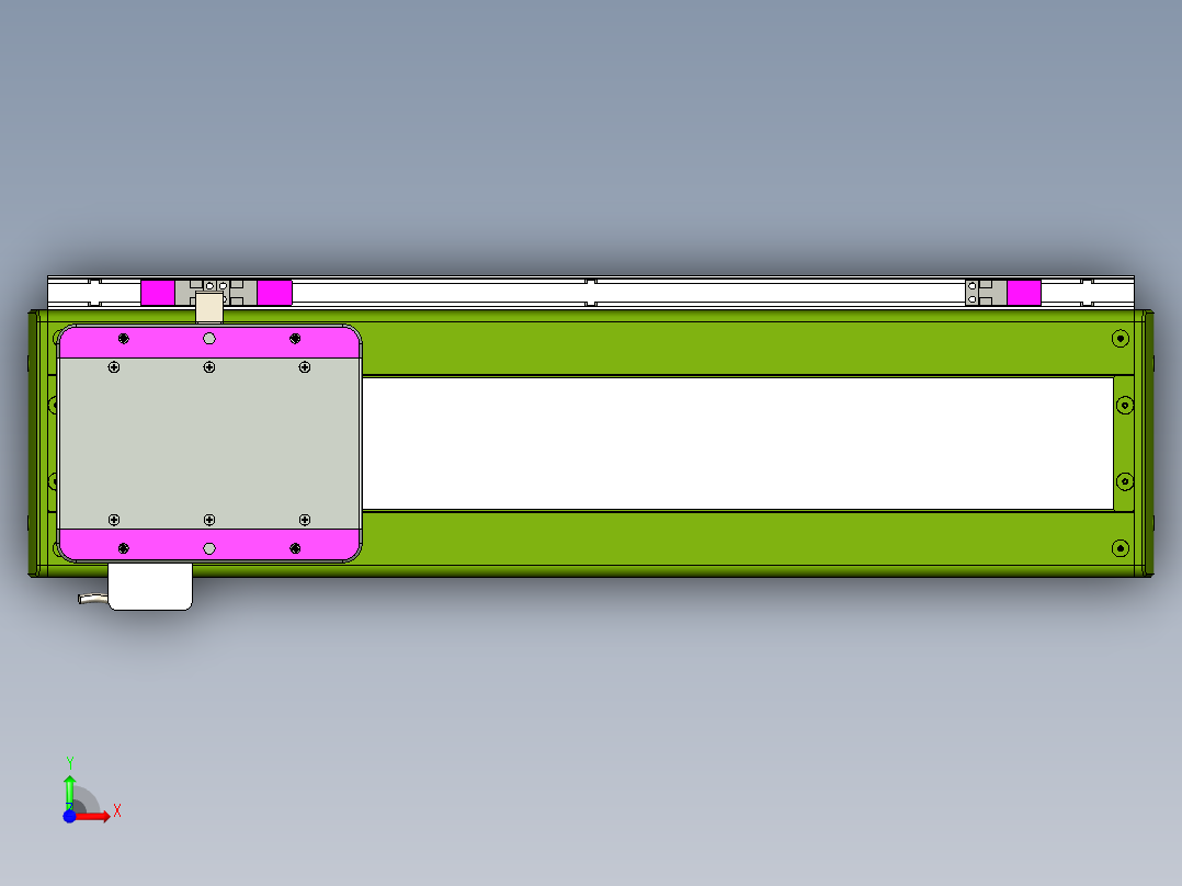 威洛博LC系列3d模型模组LC14S1Y-S400前视图