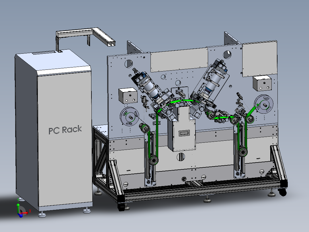 COF AVI 检查机（sw21可编辑+工程图）