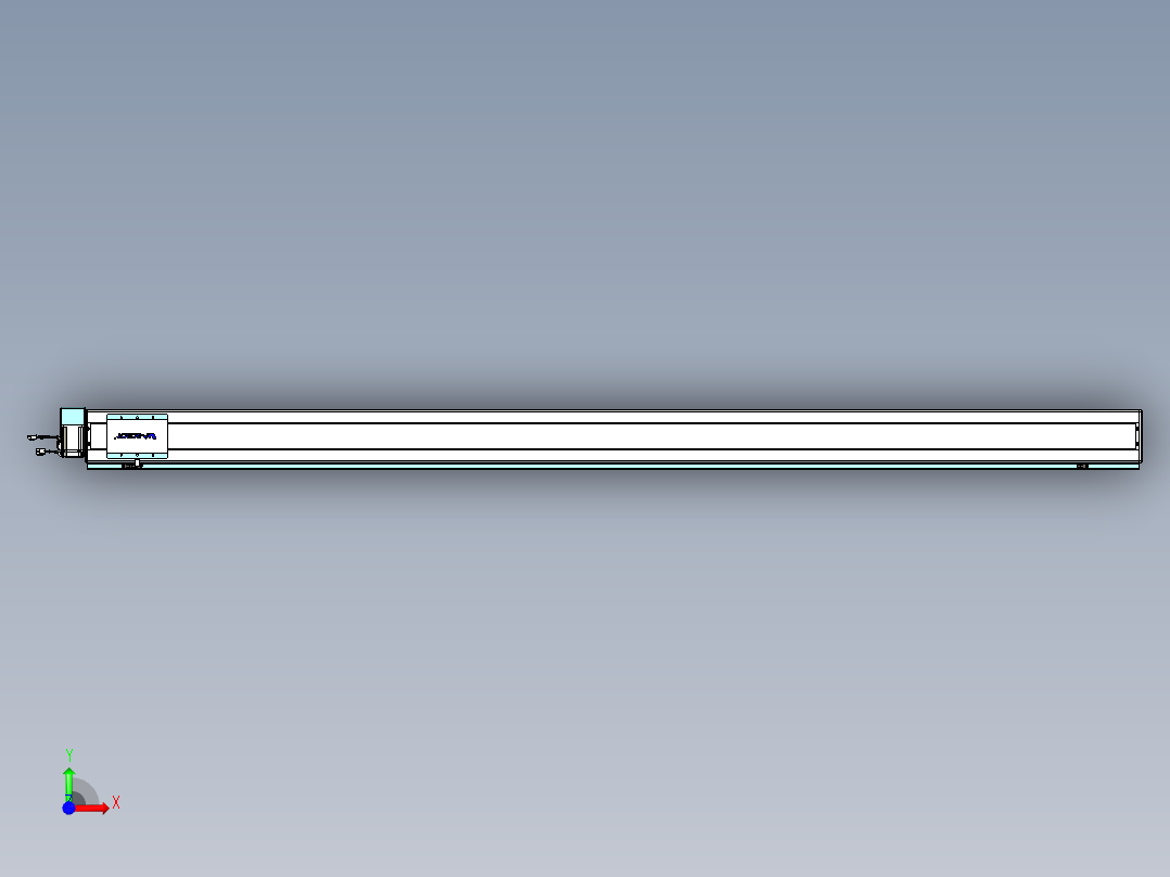 威洛博VBC同步带传动一无尘环境VBC14-L45-S2500-BRU-ZP40-C3前视图