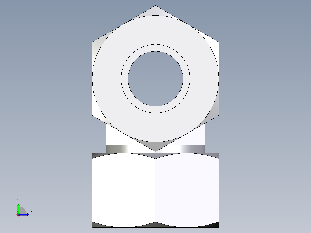 卡套式工业通用硬管接头EO_Union_tee_T25S71左视图