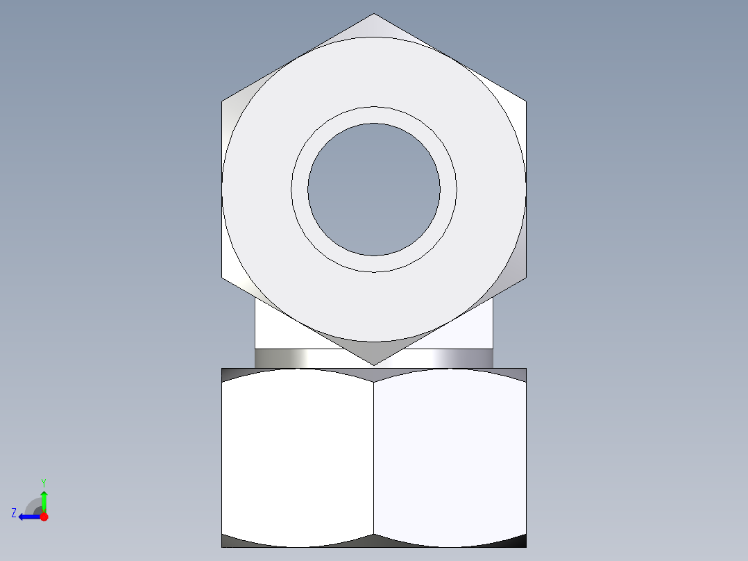 卡套式工业通用硬管接头EO_Union_tee_T25S71右视图