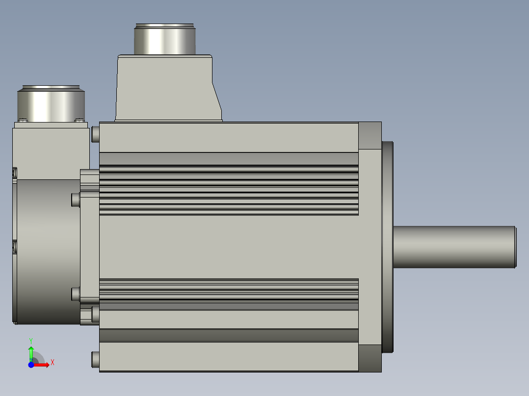 1500W MHME伺服马达前视图