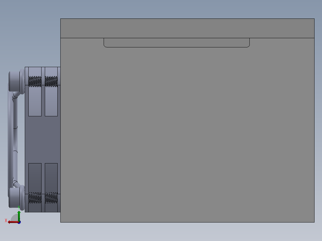 电器柜 电控柜 (112) 机械设计素材后视图