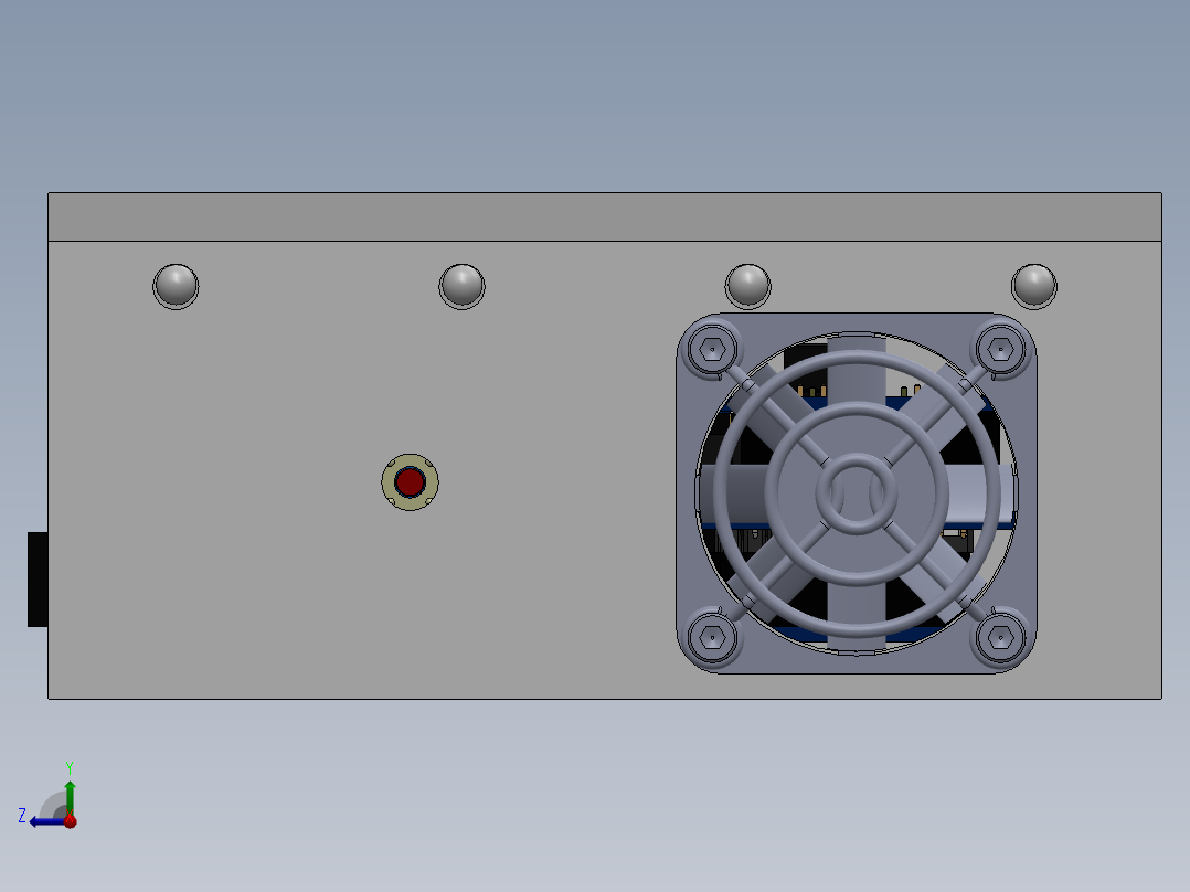 电器柜 电控柜 (112) 机械设计素材右视图