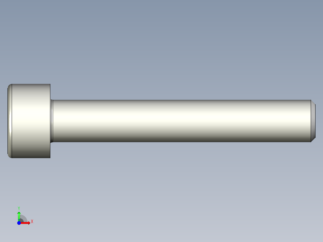 螺钉-DIN_912-M4x25.stp前视图