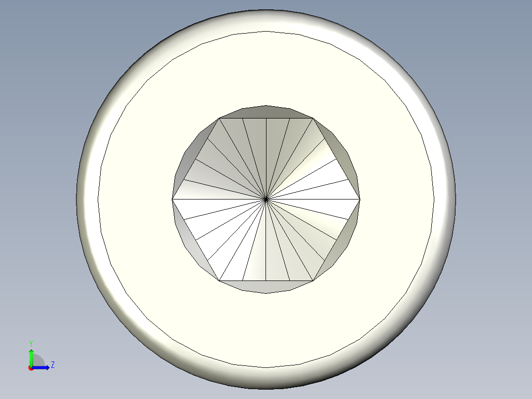 螺钉-DIN_912-M4x25.stp左视图