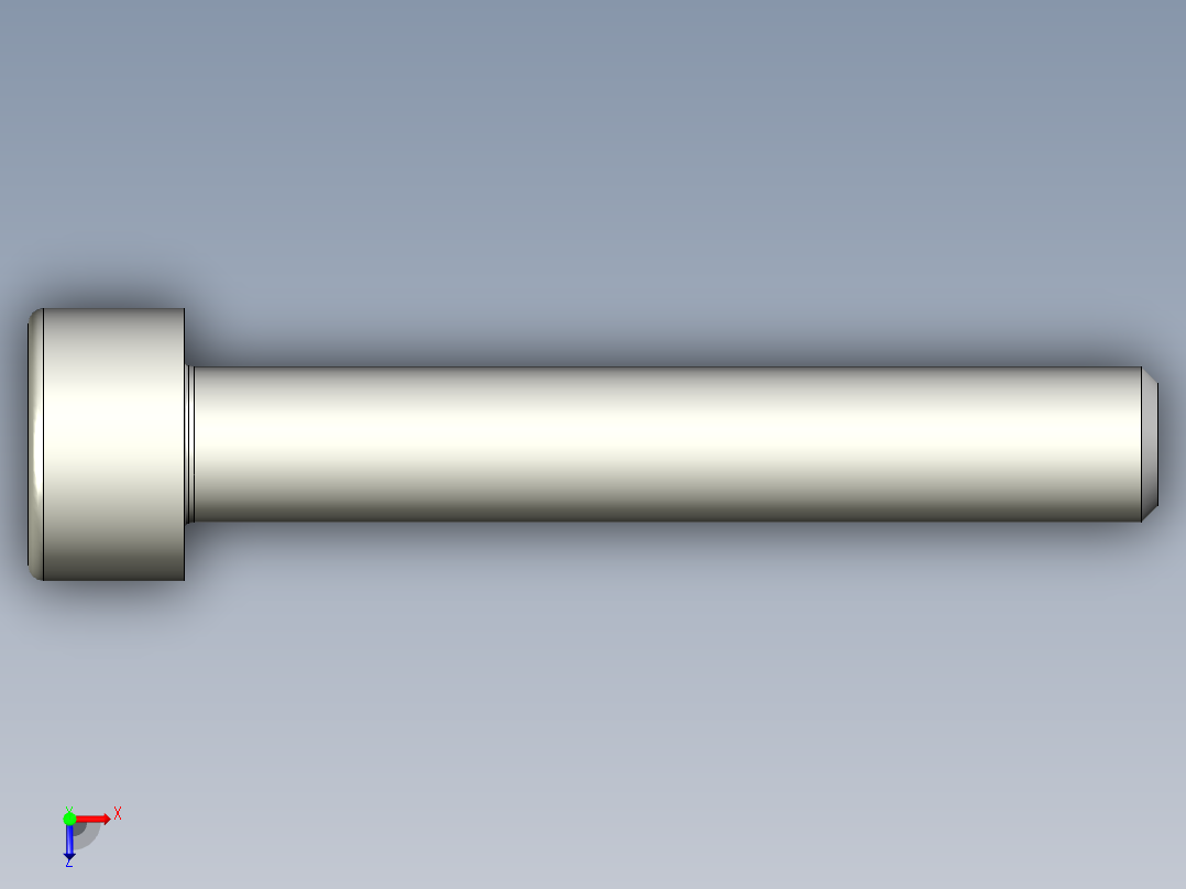 螺钉-DIN_912-M4x25.stp俯视图