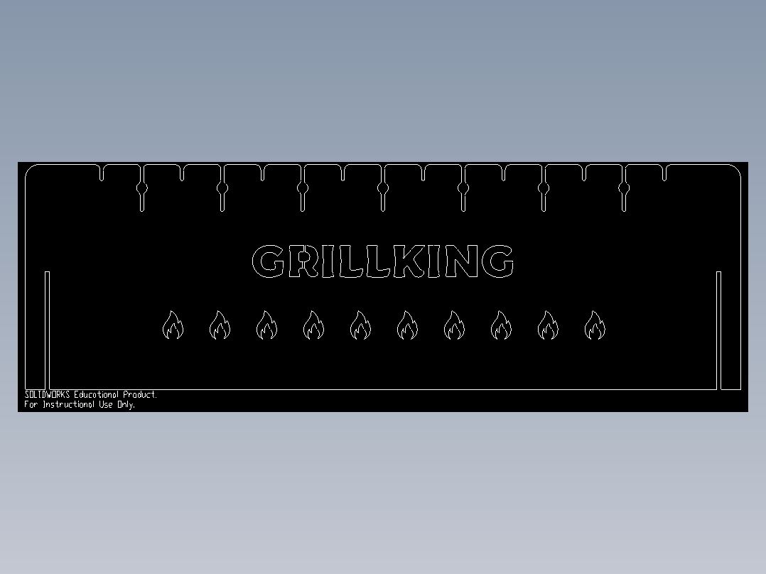 霸气的烧烤架BBQ