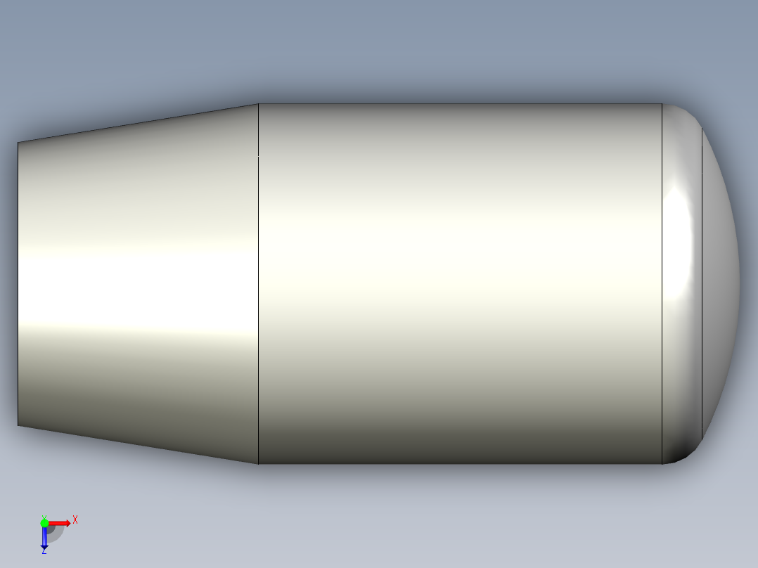把手I.280-3D多系列多零件图纸模型俯视图