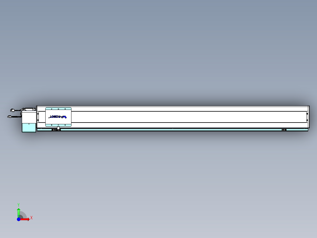 威洛博VBC同步带传动一无尘环境VBC14-L45-S1400-BLD-ZP75-C3前视图