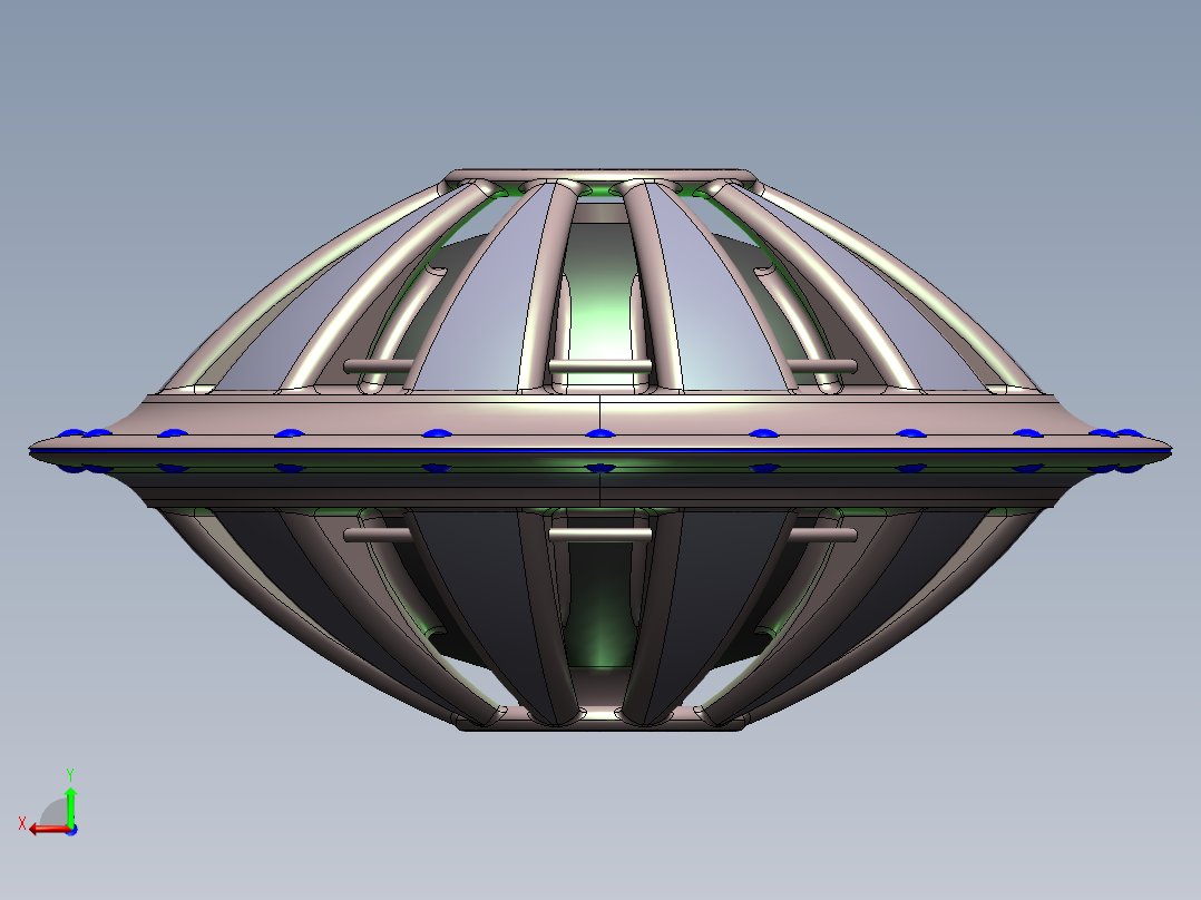 ufo外星飞船3后视图