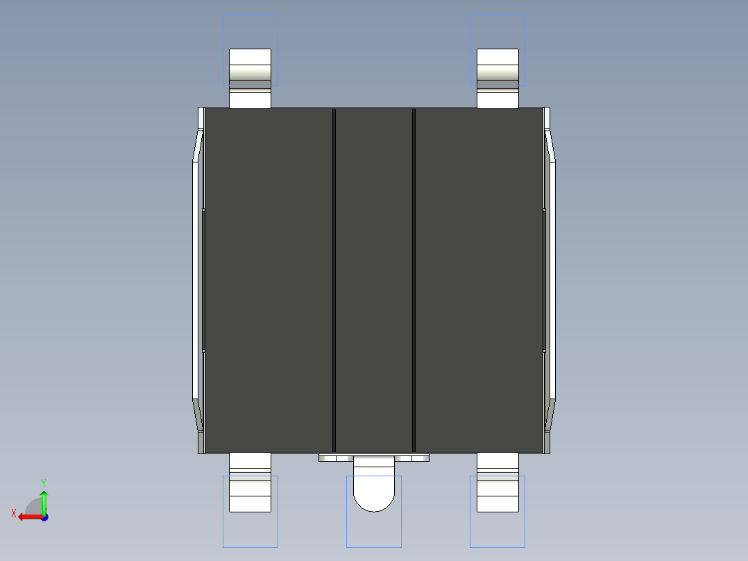 开关继电器保护 SM-PTS641TK34后视图