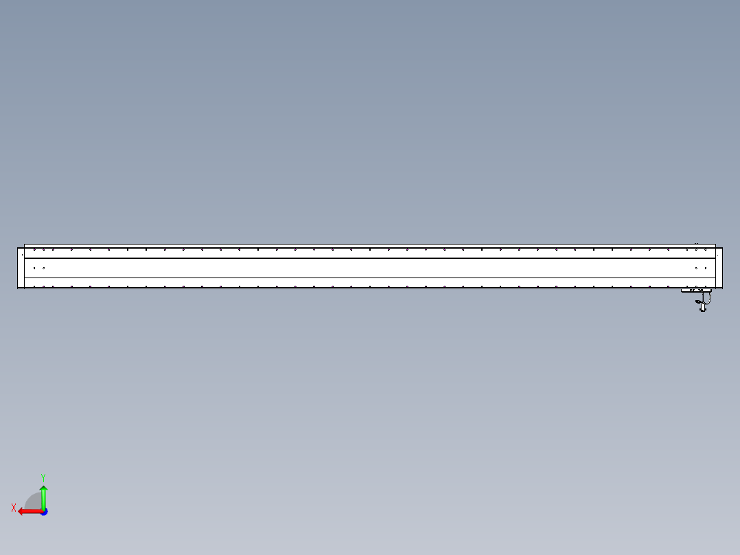 威洛博VL系列直线电机模组-VL22H2-S3500后视图
