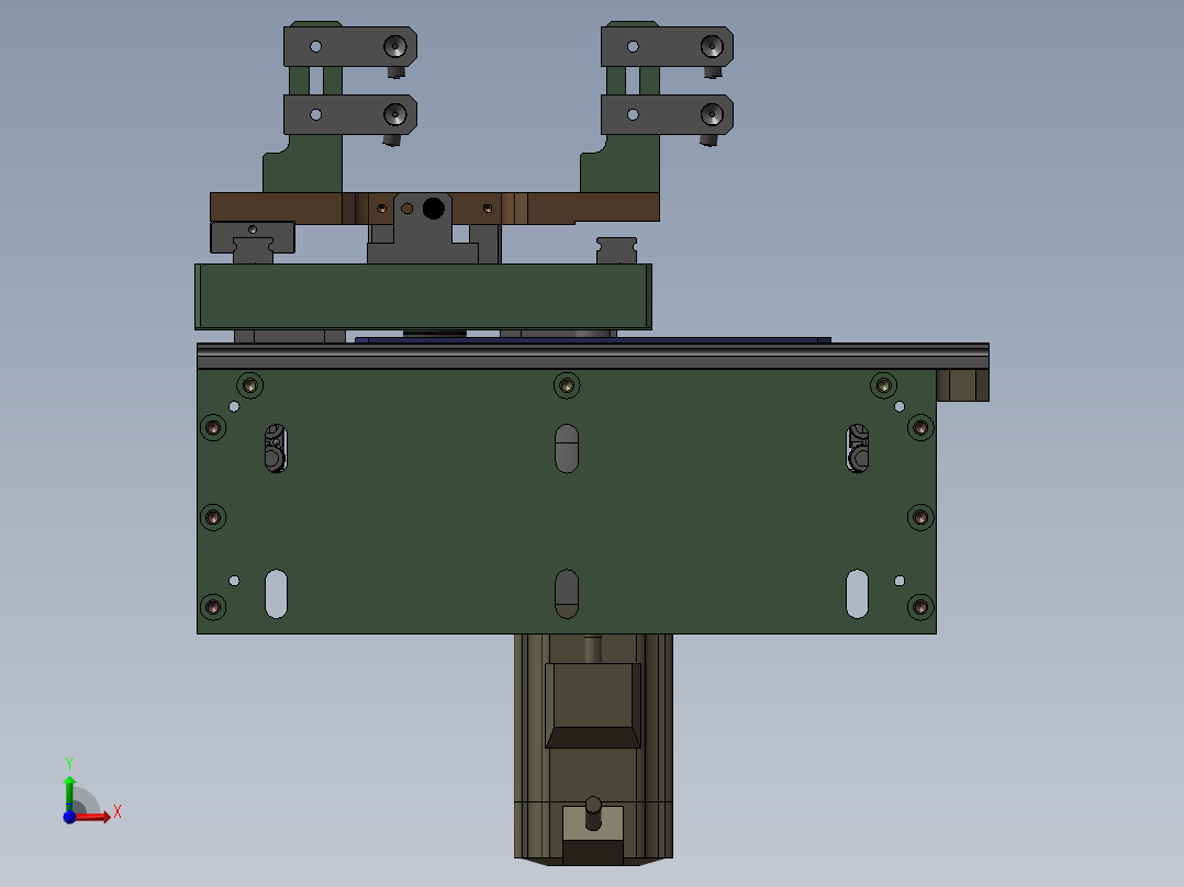 凸轮（ppu）机械手前视图