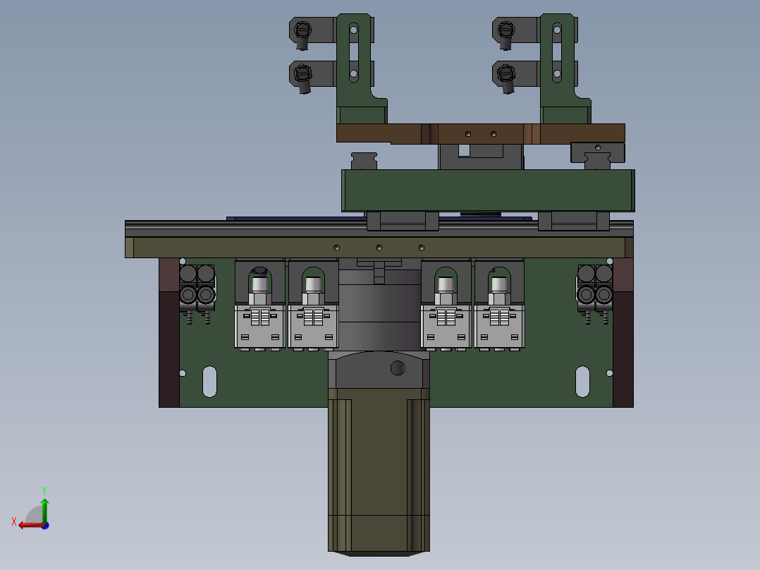 凸轮（ppu）机械手后视图