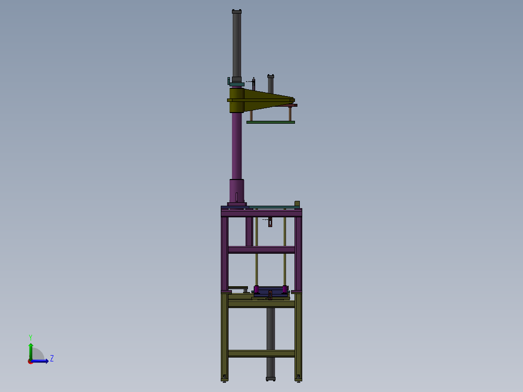 上料机构左视图