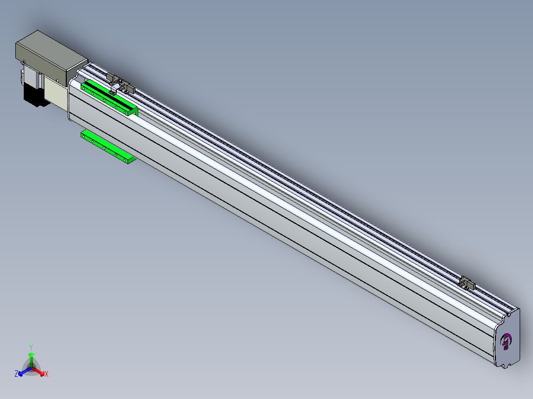 同步带滑台-半封闭B13H-L45-S1000-R-P40-D3