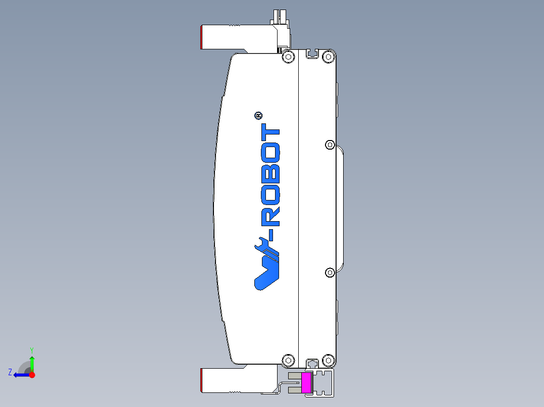 威洛博QF系列模组QF20-Lxx-C-S1500-BC-ZP75-C3右视图