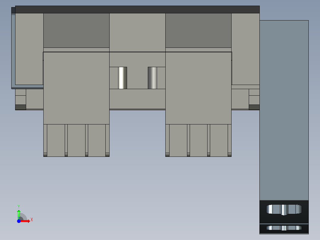 西门子断路器前视图