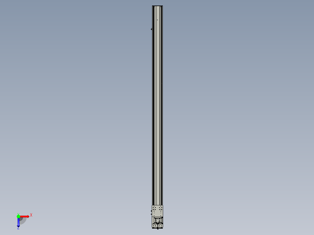 东锦齿条传动DH136G-S2500-BU-减速机+P400W俯视图
