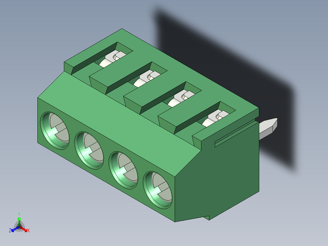 DG381-3.5-04P-14正等轴测图