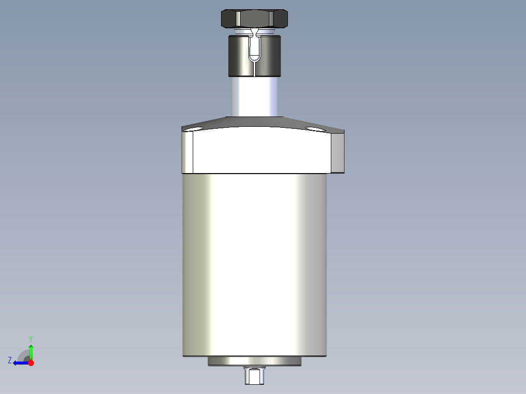 KOSMEKWHE4000-2ALD多系列多零件图纸模型右视图