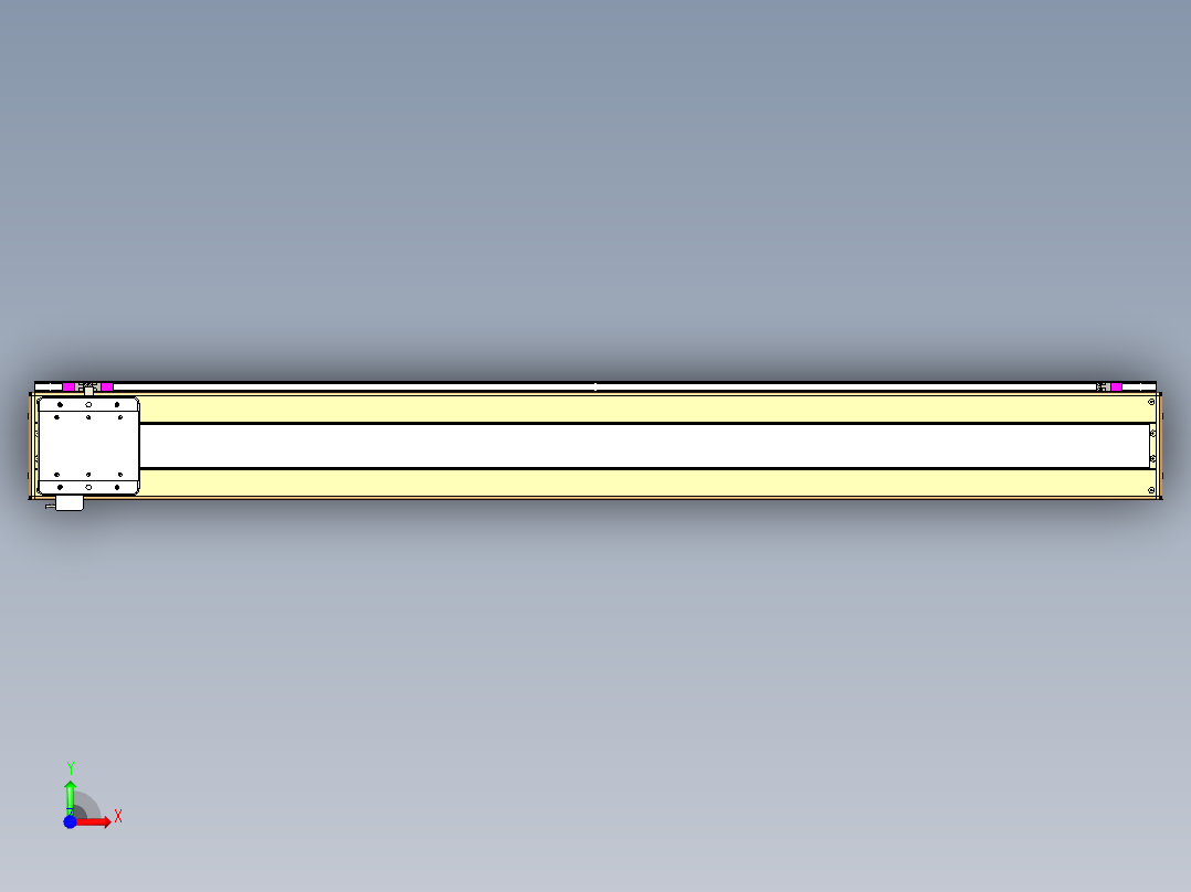威洛博LC系列3d模型模组LC17E1Y-S1600前视图