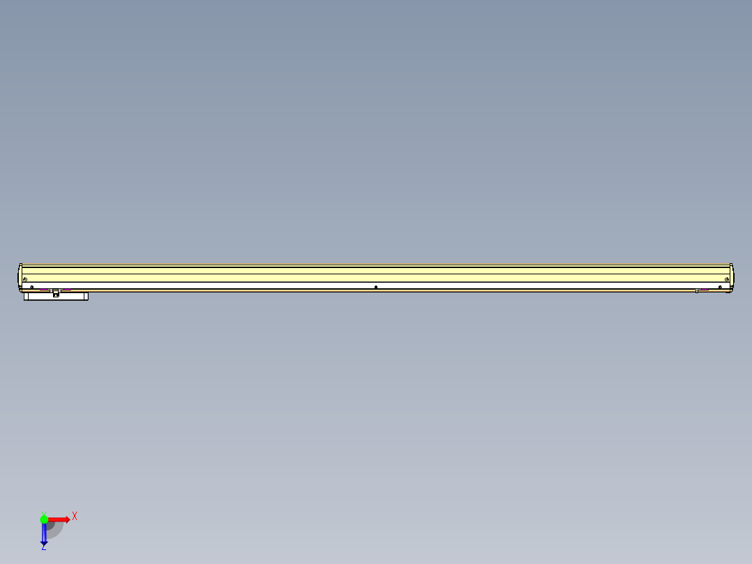 威洛博LC系列3d模型模组LC17E1Y-S1600俯视图