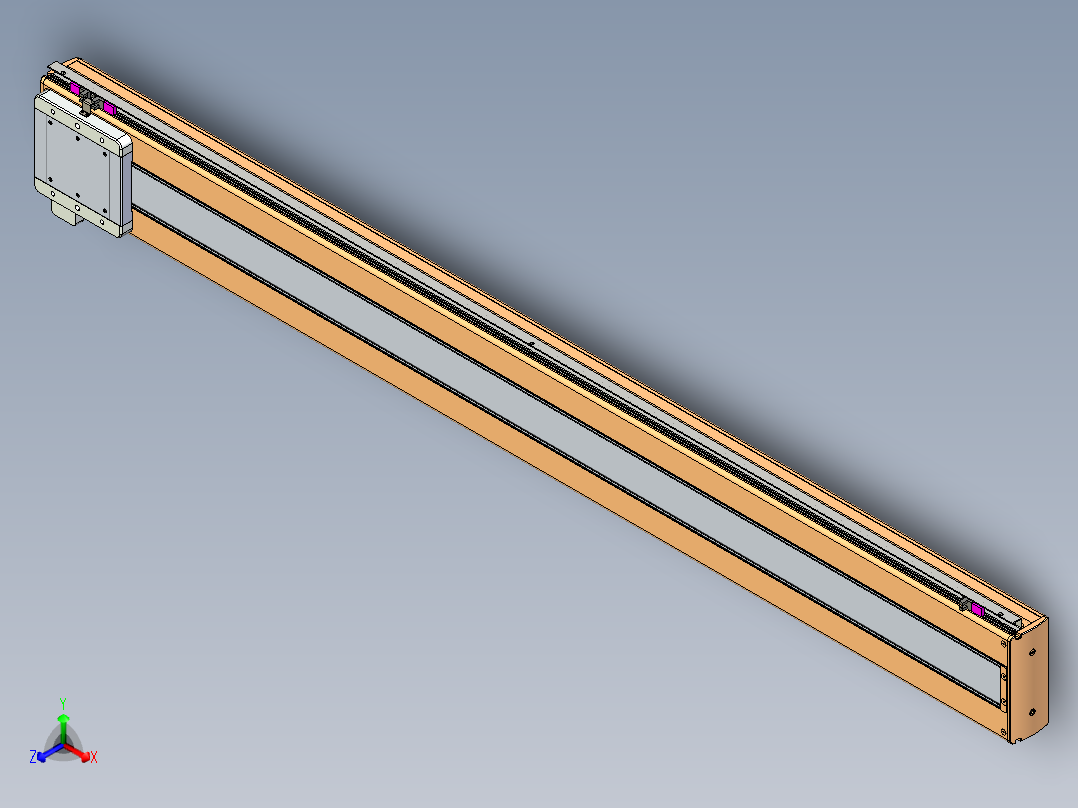 威洛博LC系列3d模型模组LC17E1Y-S1600正等轴测图
