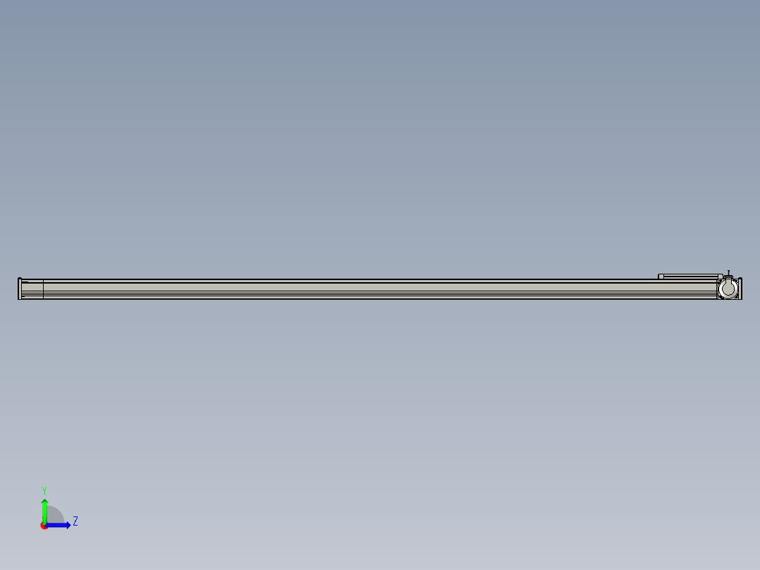欧规系列-LB8-L150-S2400-BR-ZP75-C3左视图