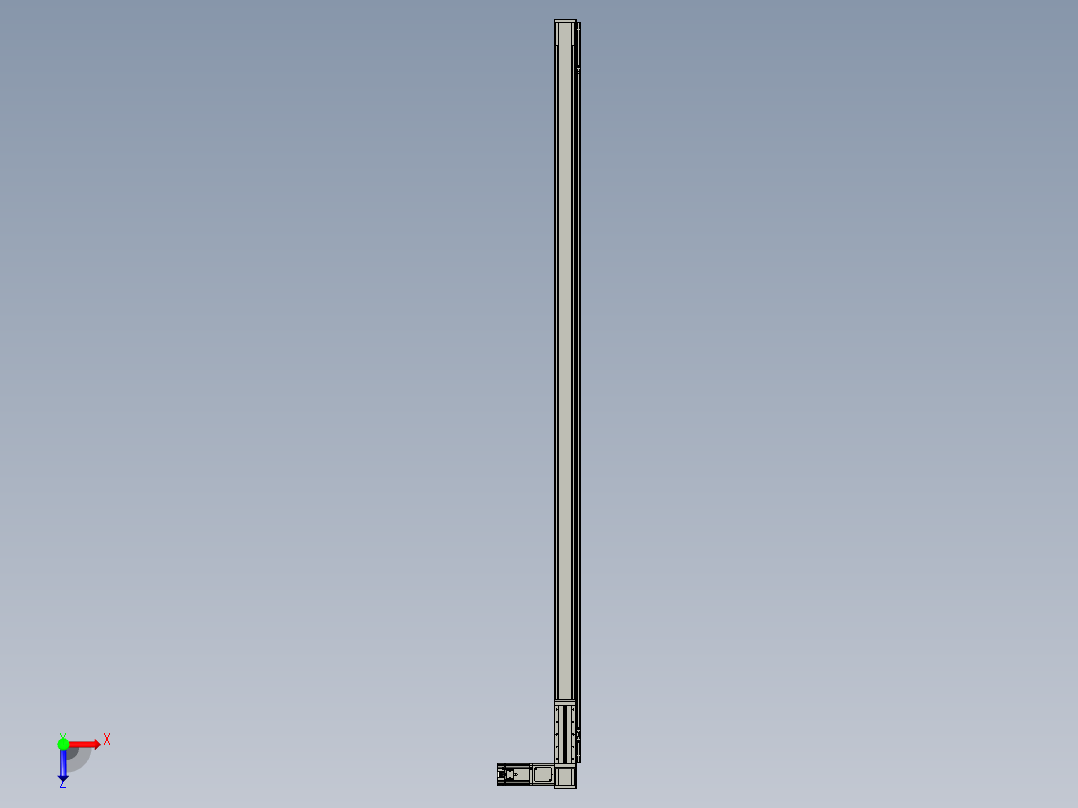 欧规系列-LB8-L150-S2400-BR-ZP75-C3俯视图