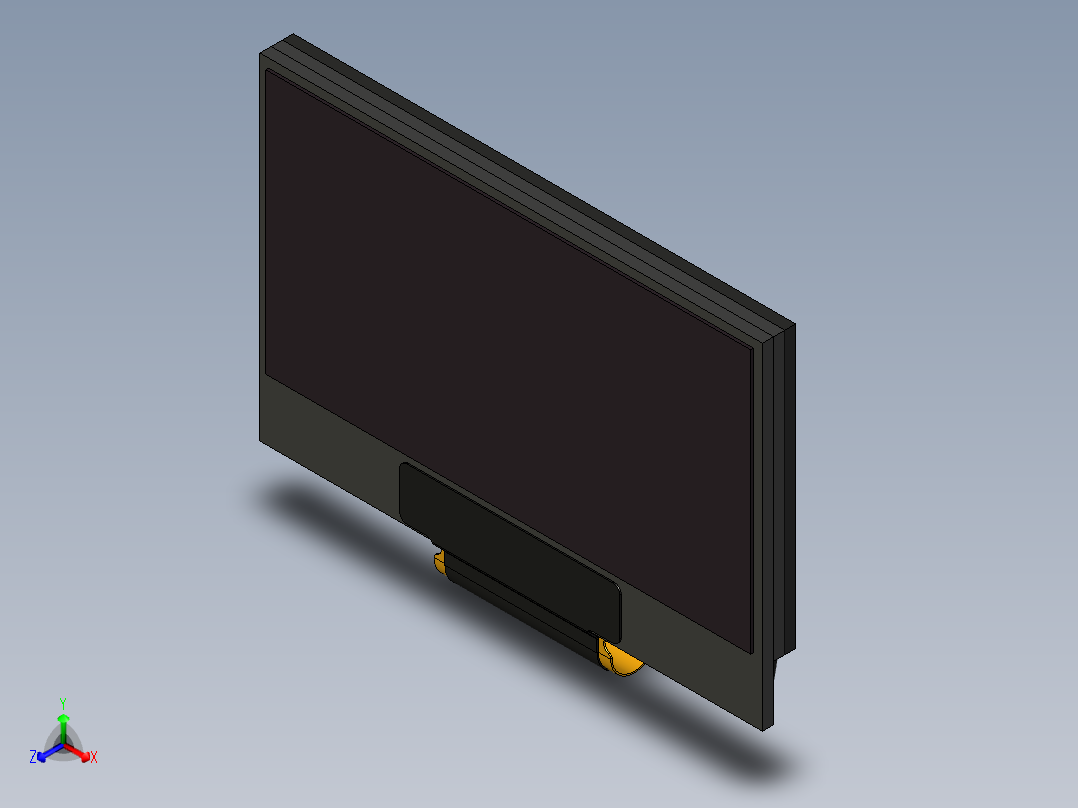 光电元件封装-UG-2864KSWLG01正等轴测图