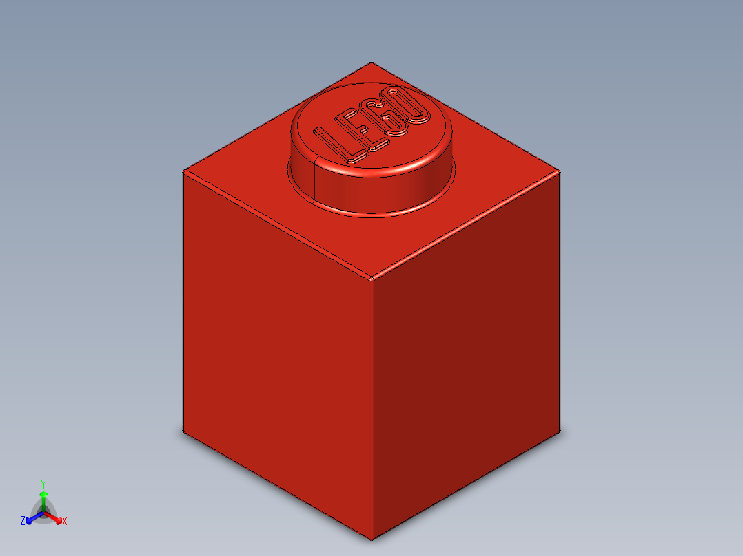 乐高套装 4421基本积木-300521 Bright Red Brick 1 x 1.STEP