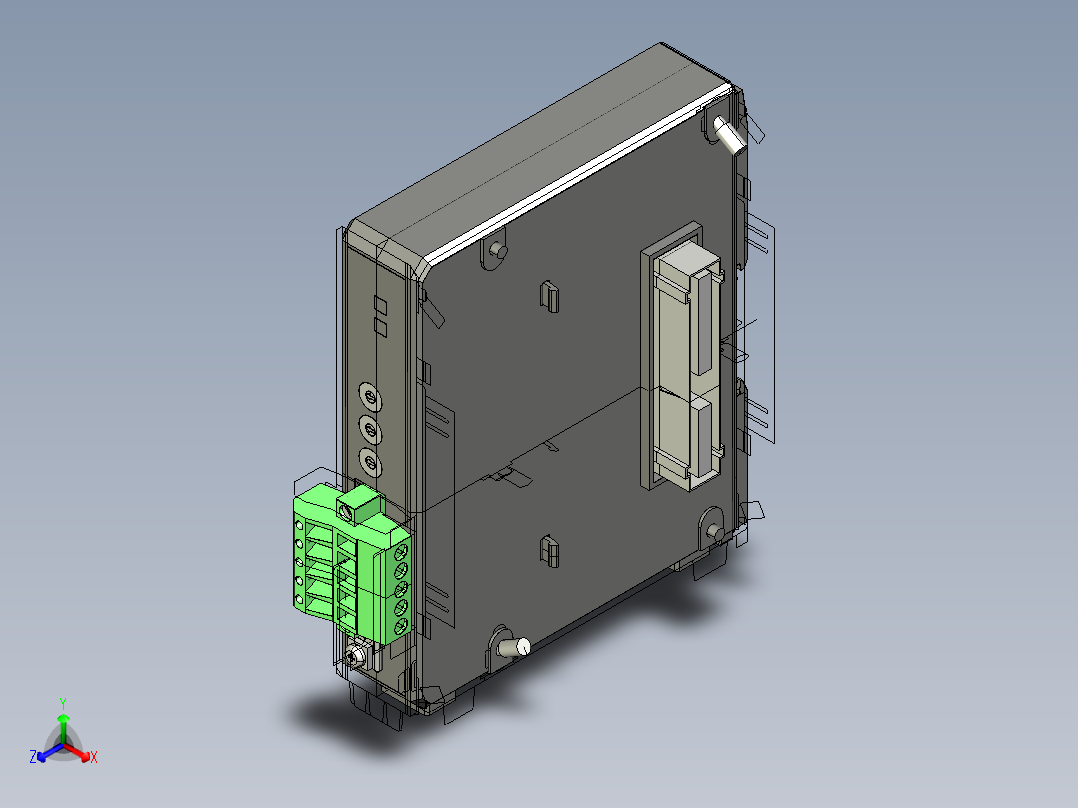 基恩士LK-DN100_kc图纸模型正等轴测图