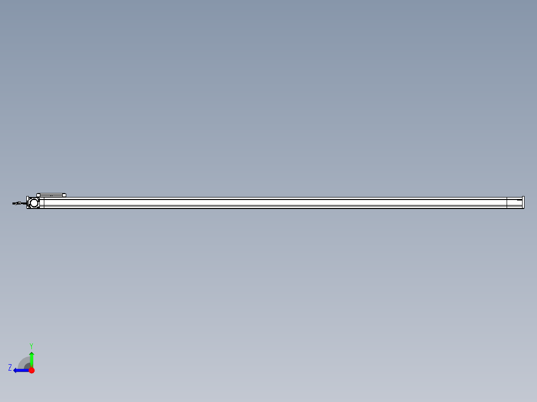 威洛博LB.GB同步带传动--欧规系列LB6A-L130-S2500-BL右视图
