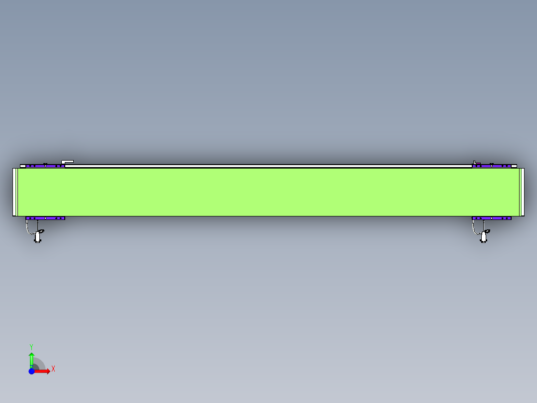威洛博VL系列3d模型模组2VL22H2Y-S1850前视图
