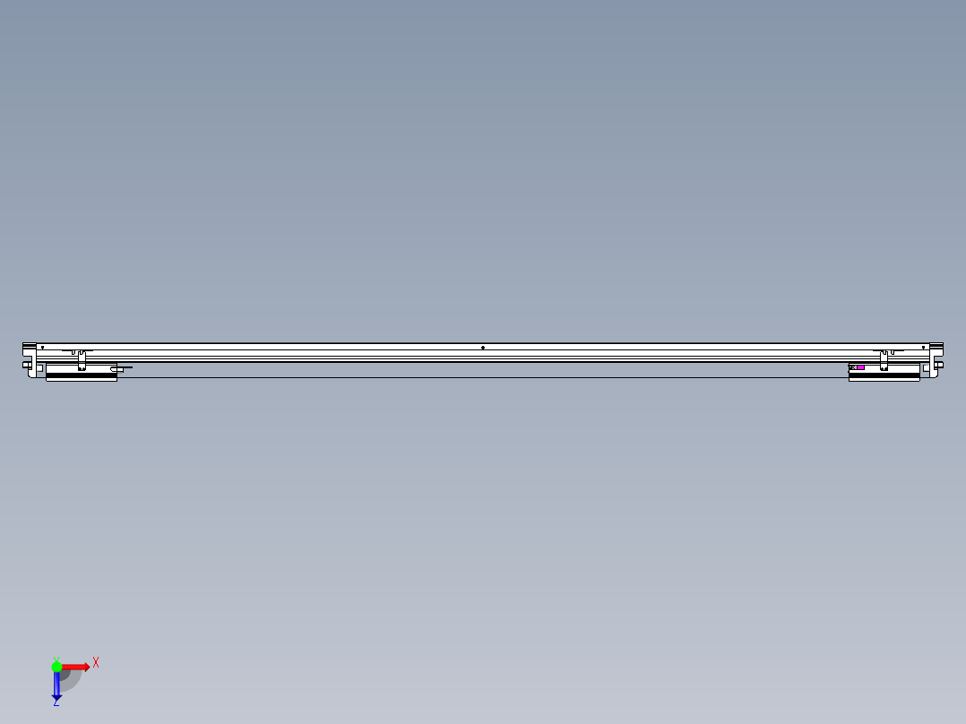 威洛博VL系列3d模型模组2VL22H2Y-S1850俯视图