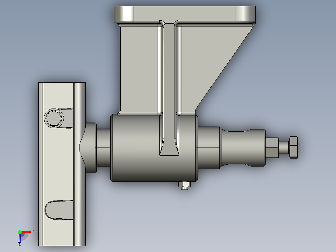 电梯导轨设计模型512892==25俯视图