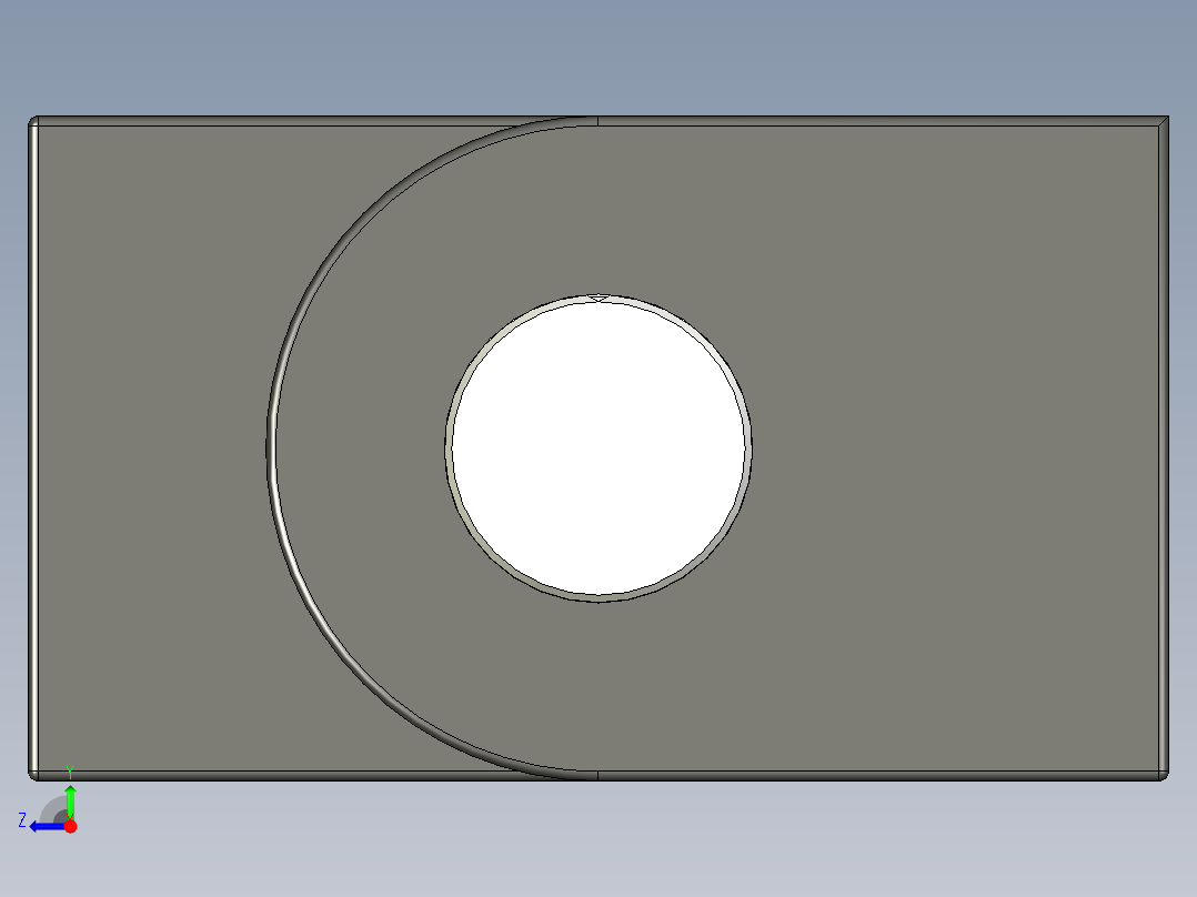 鋅合金鉸鏈MCH(B)-3D多系列多零件图纸模型右视图