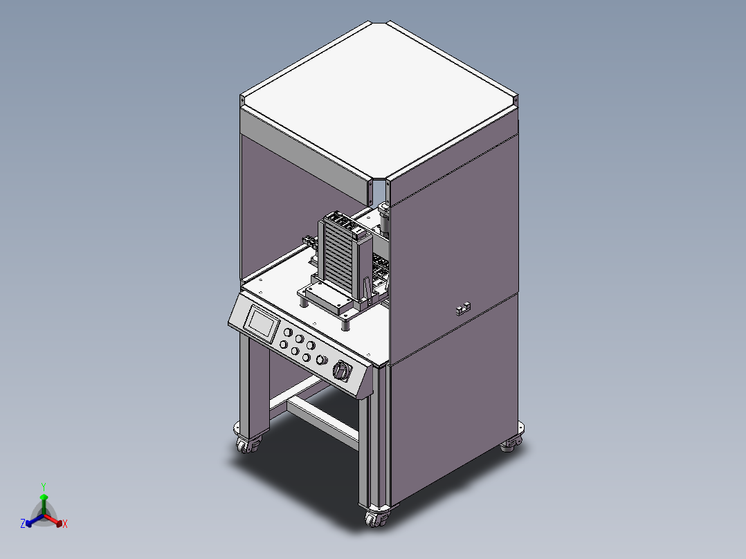 公牛插座全自动组装机3D模型正等轴测图