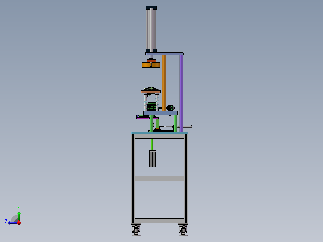 滤清器盒组装机sw18可编辑右视图