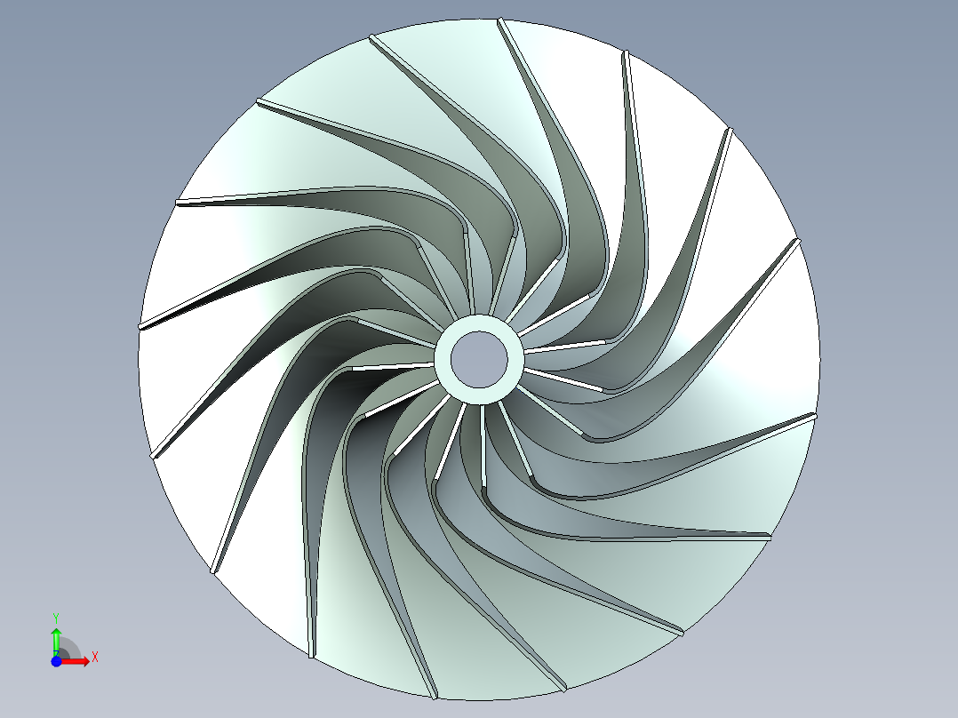 叶轮 (38)前视图