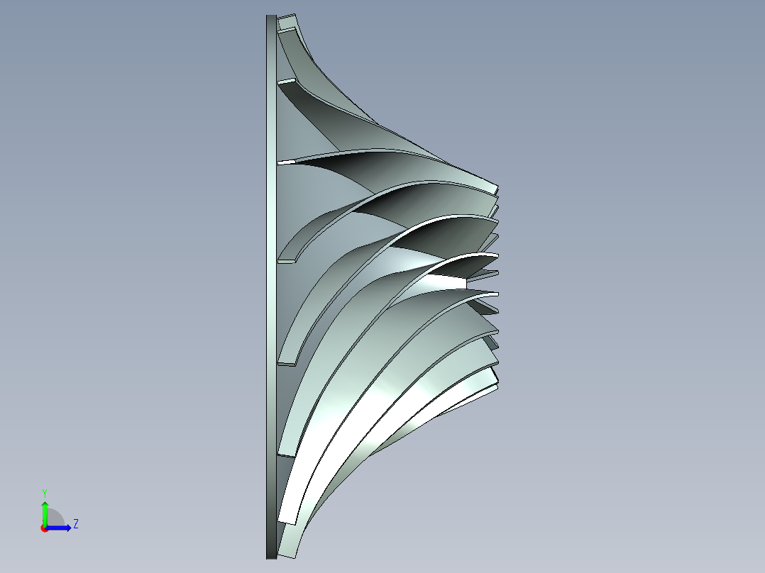 叶轮 (38)左视图