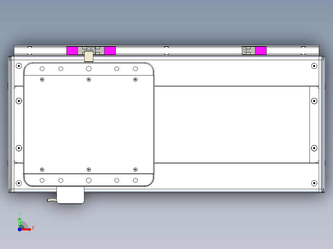 威洛博LC系列3d模型模组LC22H2Y-S250前视图